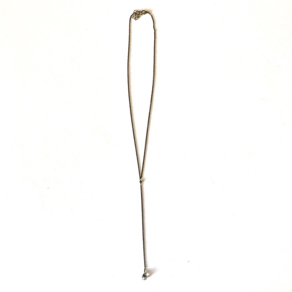 Urban Outfitters Gem Drop Lariat Necklace - Picture 1 of 3
